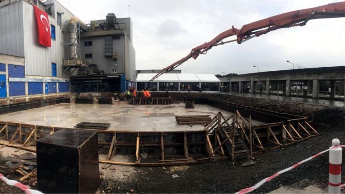 İzmitte Kordsanın yeni tesislerinin temeli atıldı