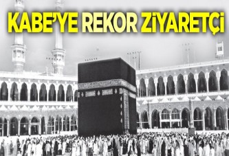 Kabe'ye rekor ziyaretçi