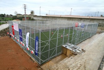 Kandıra Açık Cezaevi futbol sahası hizmete girdi