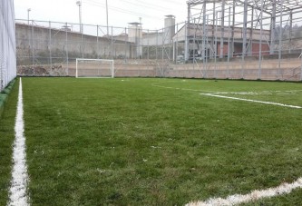 Kandıra Cezaevi futbol sahasına kavuştu