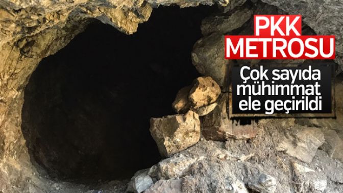 Kars'ta PKK'nın 4 sığınağı ele geçirildi