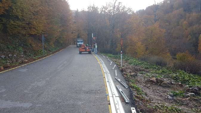 Kartepe zirve yolu kışa hazır