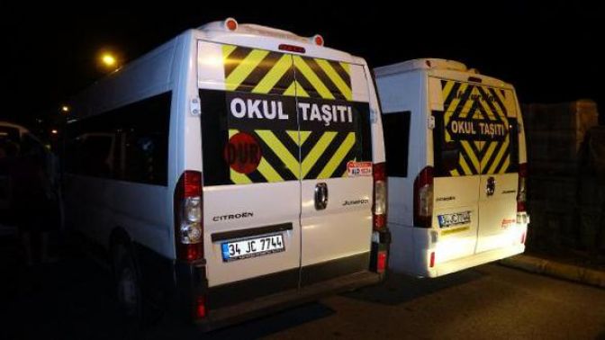 kartepede Plakaları aynı olan iki minibüs yakalandı