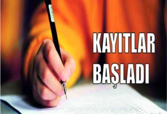 Kayıtlar başladı