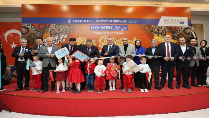 KO-MEK ilçe sergileri tam sürat