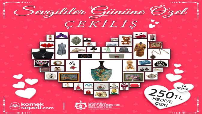 KO-MEK Sepeti’nden Sevgililer Günü’ne özel çekiliş