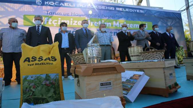 Kocaeli arıcısına binlerce arı kovanı