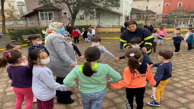 Kocaeli İtfaiyesinden her yaş grubuna yangın eğitimi