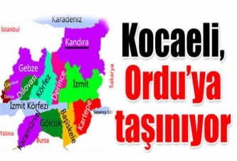 Kocaeli, Ordu’ya taşınıyor