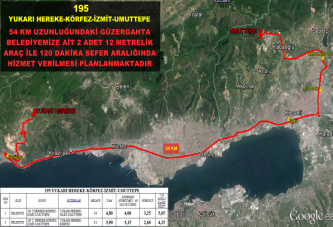 KÖRFEZ İLÇESİ YENİ BELEDİYE HATLARI