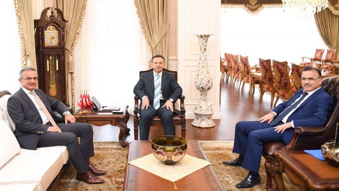 Köşker’den Vali Aksoy’a hayırlı olsun ziyareti