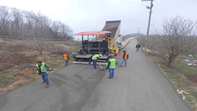 Köylere, bir yılda 68 kilometre yol inşa edildi