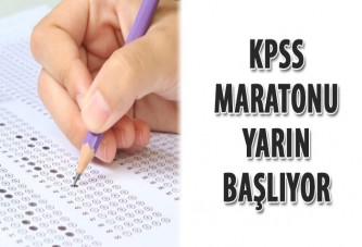 KPSS maratonu yarın başlıyor