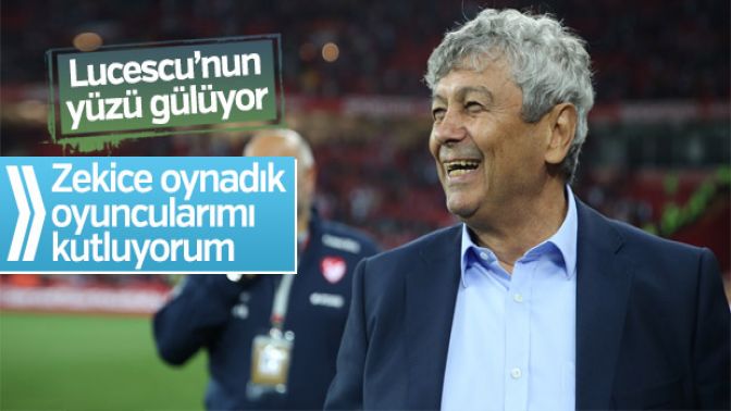 Lucescu: Oyuncularımı kutluyorum