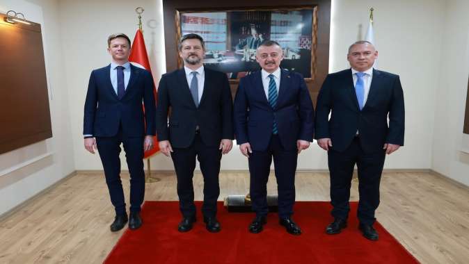 Macaristan Büyükelçisi Matis, Büyükakın’a konuk oldu