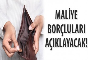 Maliye, borçluları açıklayacak