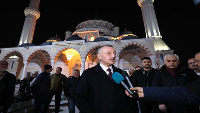 Mehmet Ali Paşa Merkez Caminde ilk teravih