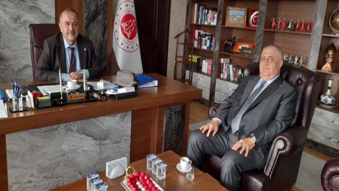 Mehmet Başaran’dan, Başsavcı Uslu’ya ‘Hayırlı Olsun’’ ziyareti