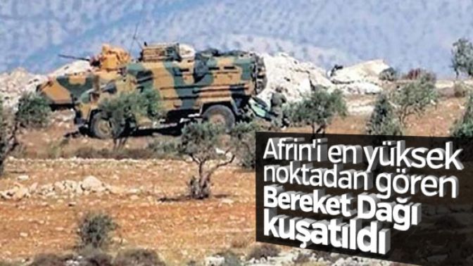 Mehmetçik İdlibde Bereket Dağını kuşattı