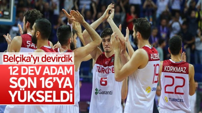 Milliler potada Belçikayı yendi