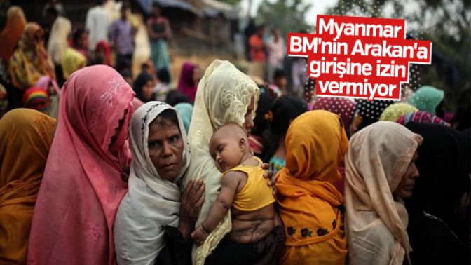 Myanmar, BMnin Arakana girişine izin vermiyor