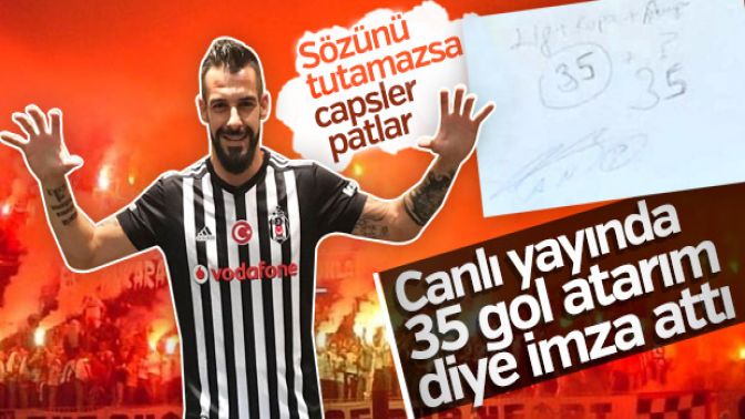 Negredodan canlı yayında 35 gol atarım sözü