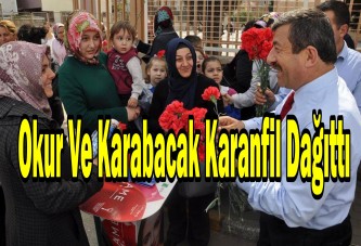 Okur Ve Karabacak Karanfil Dağıttı