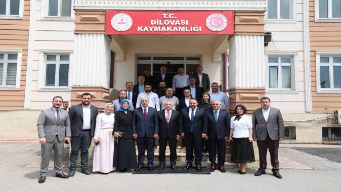 ÖMEROĞLU VE YILDIRIM'DAN KAYMAKAM ÇELİK'E HAYIRLI OLSUN