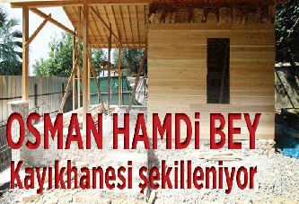 Osman Hamdi Bey Kayıkhanesi şekilleniyor