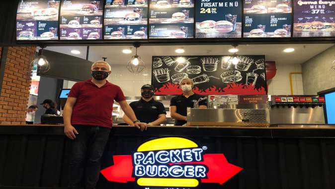 Packet Burger lezzeti Gebze’de