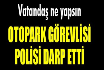 POLİSİ BİLE DARP ETTİ