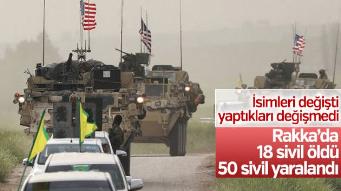 Rakkada 18 sivil öldü