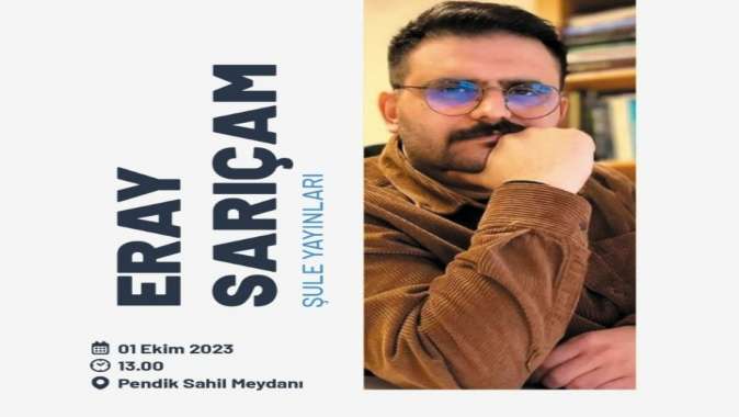 Şair Eray Sarıçam Pendik fuarında