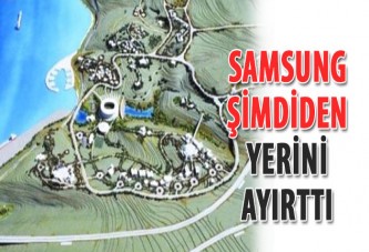 Samsung şimdiden yerini ayırttı