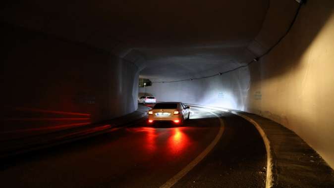 Şehir Hastanesi alt geçidi artık risk oluşturmuyor