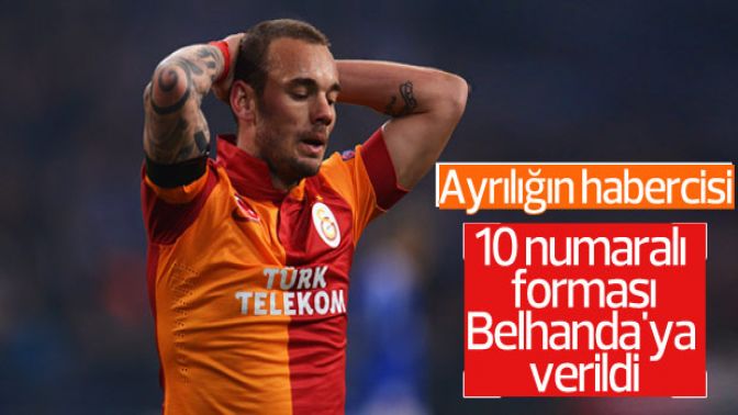 Sneijderin forması Belhandaya verildi