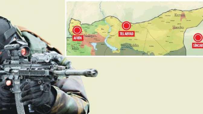 Son dakika: Ankaranın hedefinde üç nokta... 7 bin asker emir bekliyor