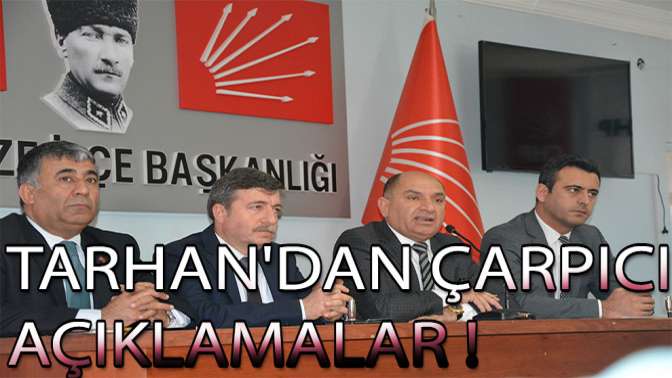 TARHANDAN ÇARPICI AÇIKLAMALAR