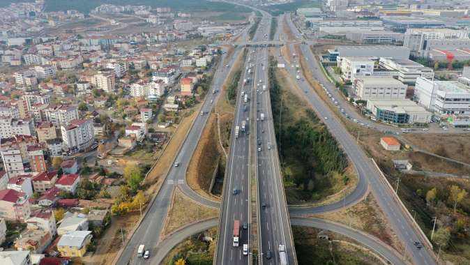 TEM’in Gebze güzergâhı yeşile bürünüyor