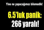 6.5 büyüklüğündeki deprem üç bölgeyi salladı