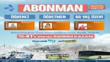 Abonman indirimli kart uygulaması devreye girdi