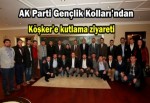 AK Parti Gençlik Kolları’ndan Köşker’e kutlama ziyareti