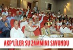 AKP’liler yüzde 10’luk su zammını savundu