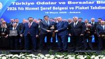 Anlıpak’a TOBB Hizmet Şeref Plaketi