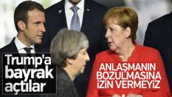 Avrupalı 3 liderden İran'a nükleer anlaşma desteği