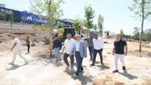 Başkan Çiftçi, FSM Parkı’ndaki çalışmaları inceledi