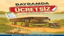 Bayram boyunca ulaşım ücretsiz