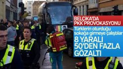 Belçika'da terör örgütü PKK yandaşları Türklere saldırdı