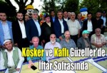 Bereket sofrası Güzeller’de