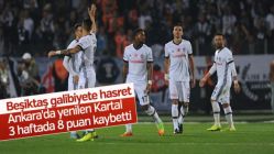 Beşiktaş deplasmanda Gençlerbirliği'ne yenildi